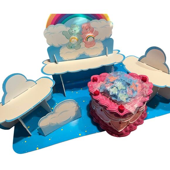 Carebear vintage cupcake party kit vintage 2003 CareBears Cupcake rings adorabl